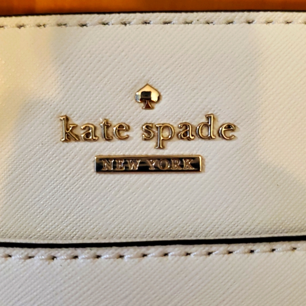 Kate Spade‎ New York Cameron Street Havana Color Block Black and White Tote Bag - Picture 6 of 15